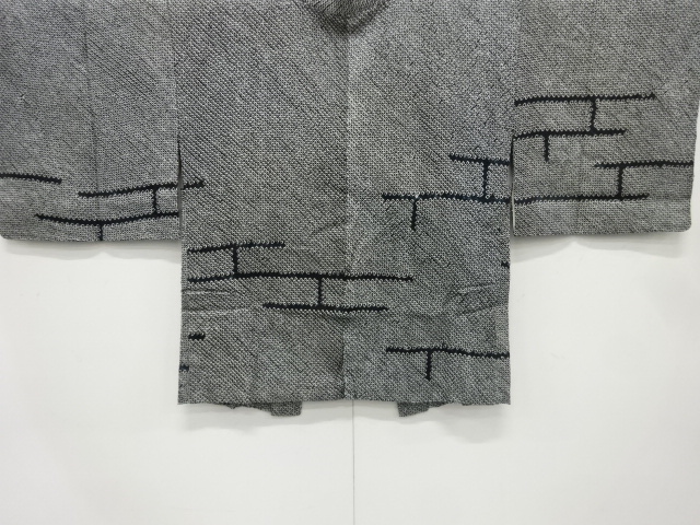 JAPANESE KIMONO / ANTIQUE HAORI / SILK / ALL SHIBORI / EGASUMI